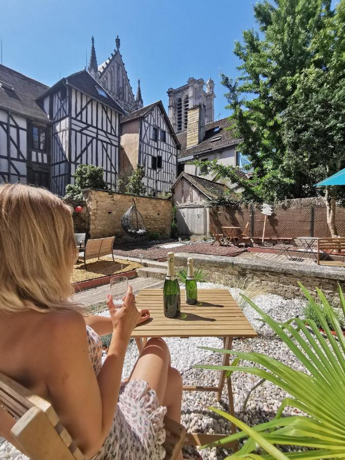 Le Chat De La Cathedrale - Calme - Jardin - Wifi Troyes Exterior foto
