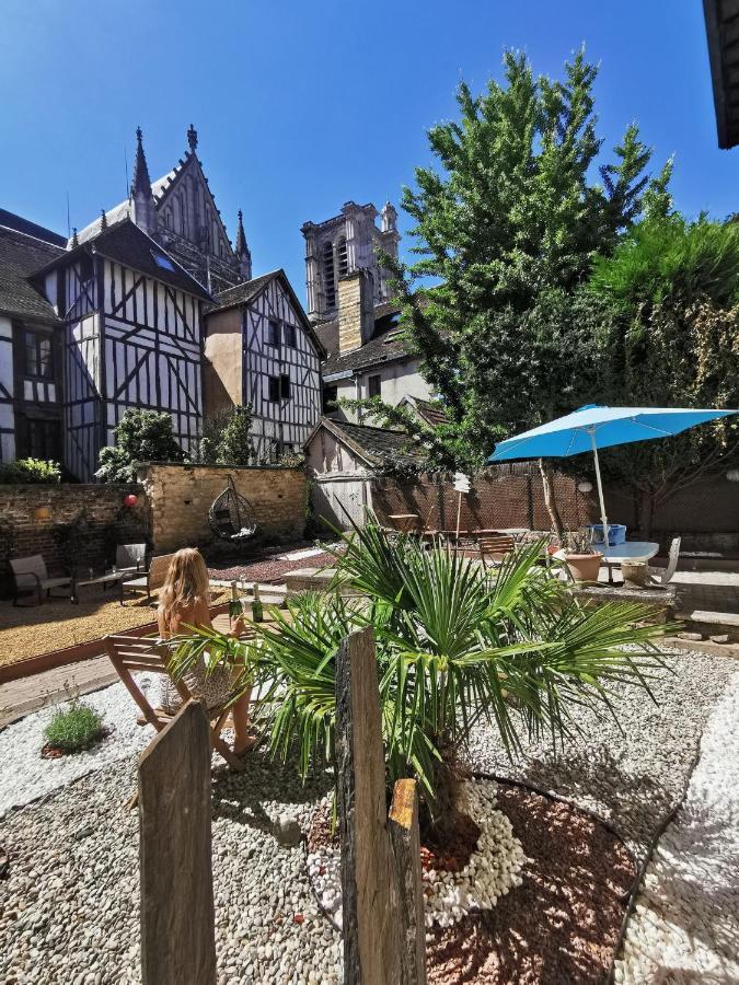 Le Chat De La Cathedrale - Calme - Jardin - Wifi Troyes Exterior foto