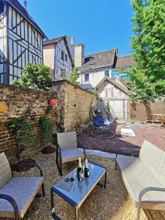 Le Chat De La Cathedrale - Calme - Jardin - Wifi Troyes Exterior foto