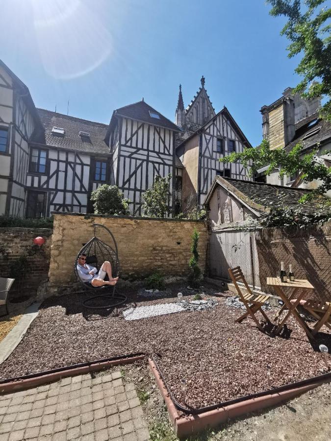 Le Chat De La Cathedrale - Calme - Jardin - Wifi Troyes Exterior foto