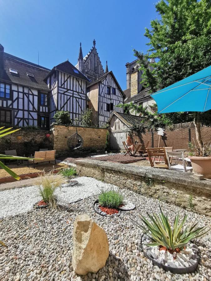 Le Chat De La Cathedrale - Calme - Jardin - Wifi Troyes Exterior foto
