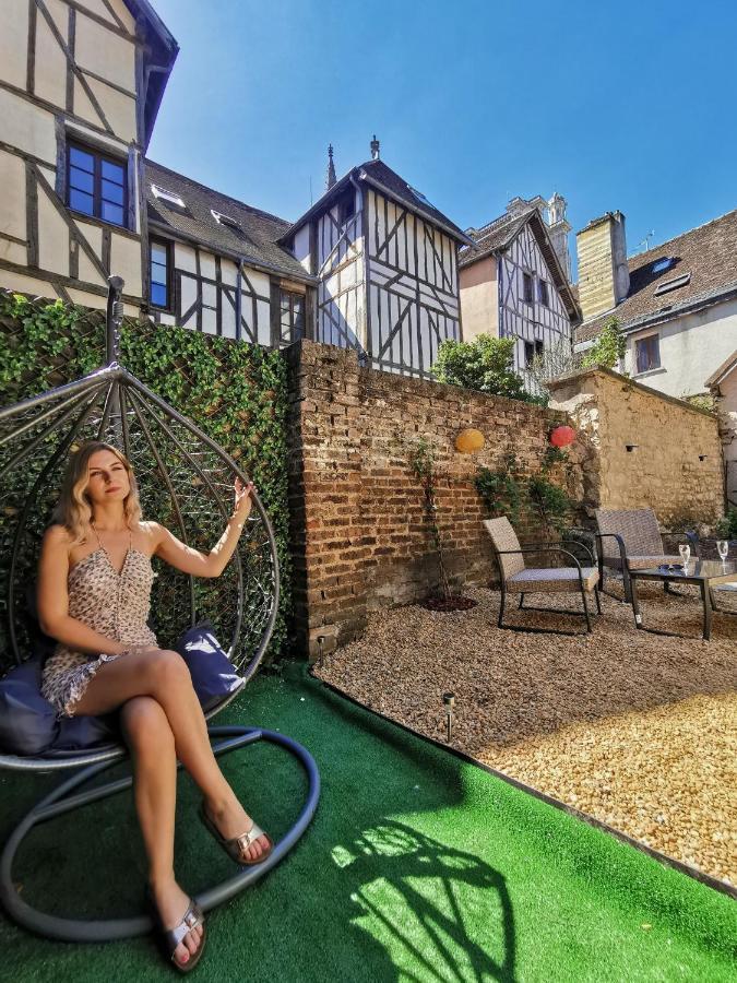 Le Chat De La Cathedrale - Calme - Jardin - Wifi Troyes Exterior foto